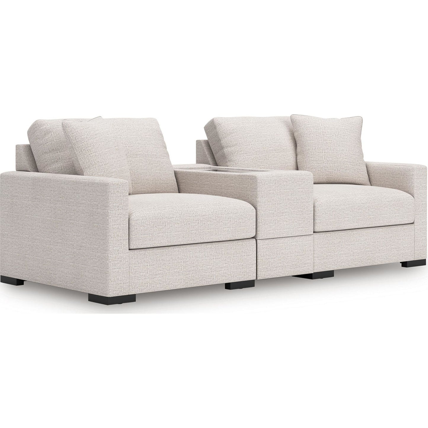 Canapé d'angle modulaire 3 pièces exclusif à Omaha avec rangement