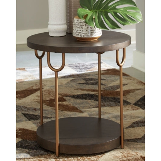 Table d'appoint ronde Brazburn