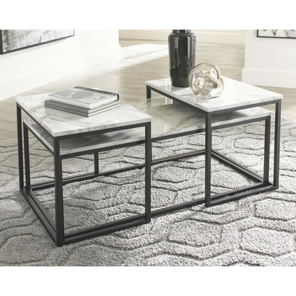 Ensemble de tables d'appoint Donnesta (ensemble de 3)