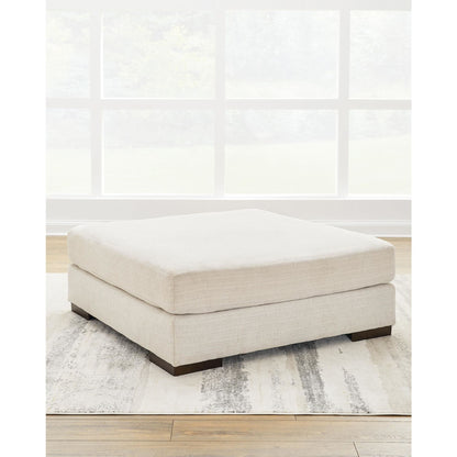 Pouf d'appoint surdimensionné exclusif Lyndeboro