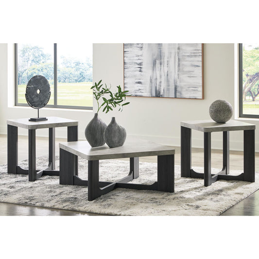 Ensemble de tables d'appoint Sharstorm (ensemble de 3)