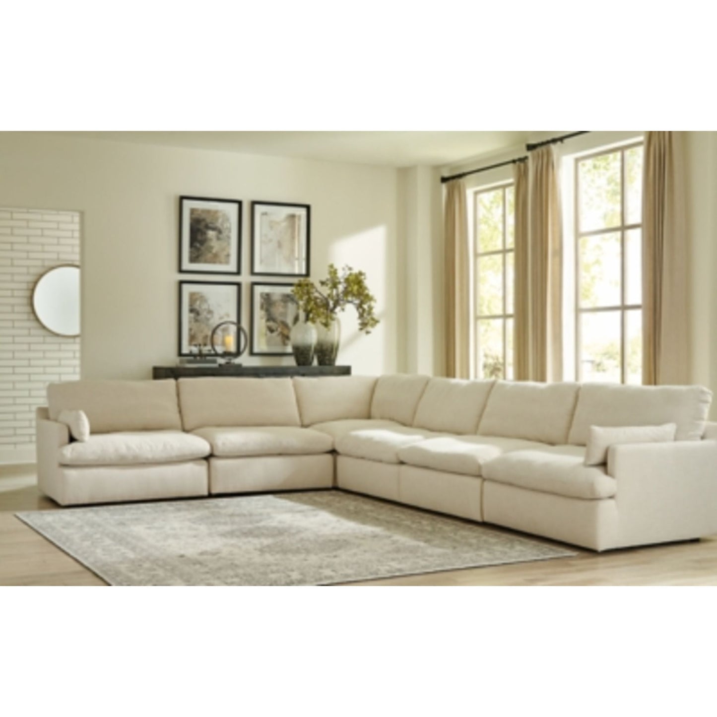 Canapé d'angle 6 pièces exclusif Tanavi