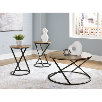 Cassbryn Lot de 3 Tables