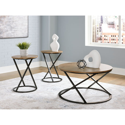 Cassbryn Lot de 3 Tables