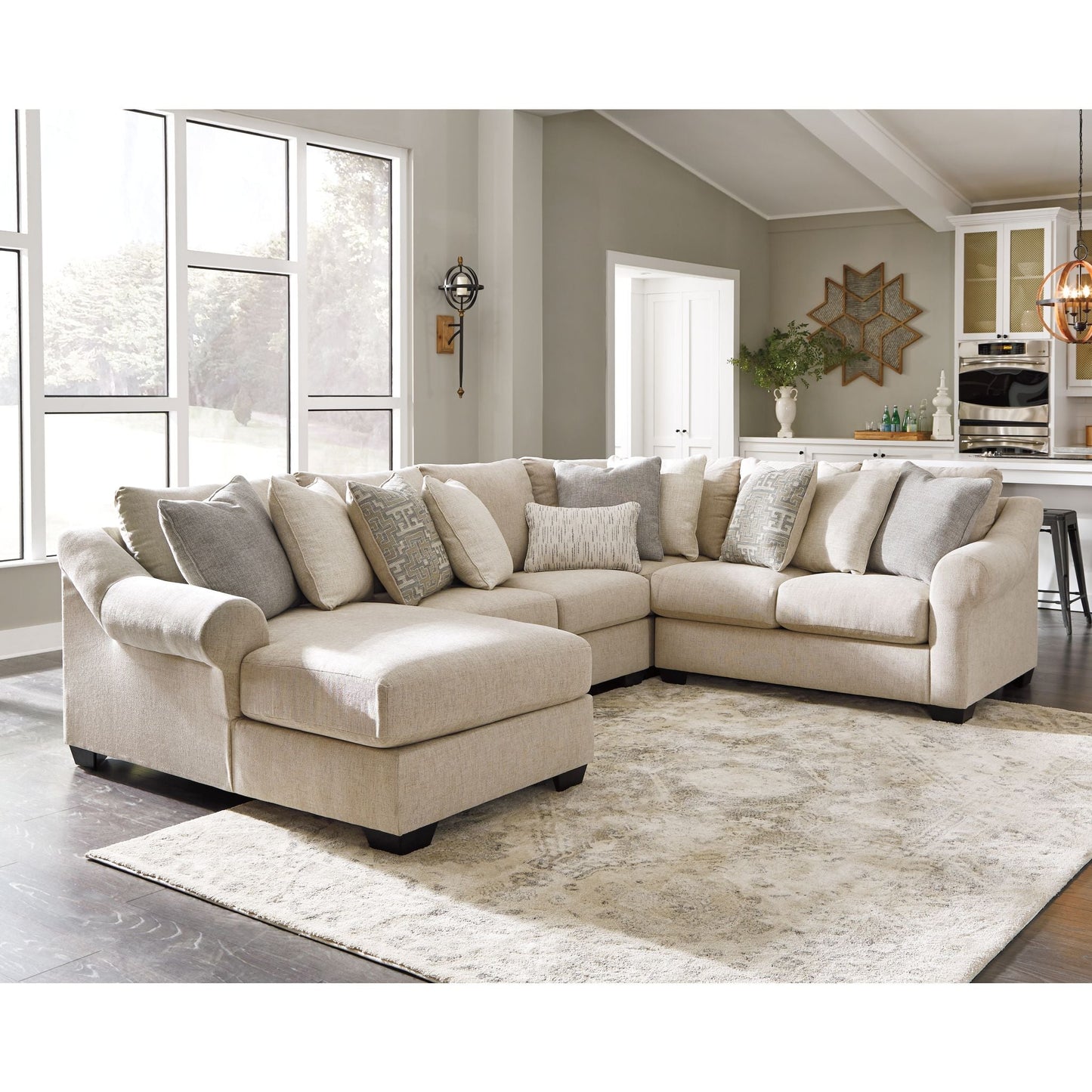 Canapé d'angle 4 pièces exclusif Carnaby