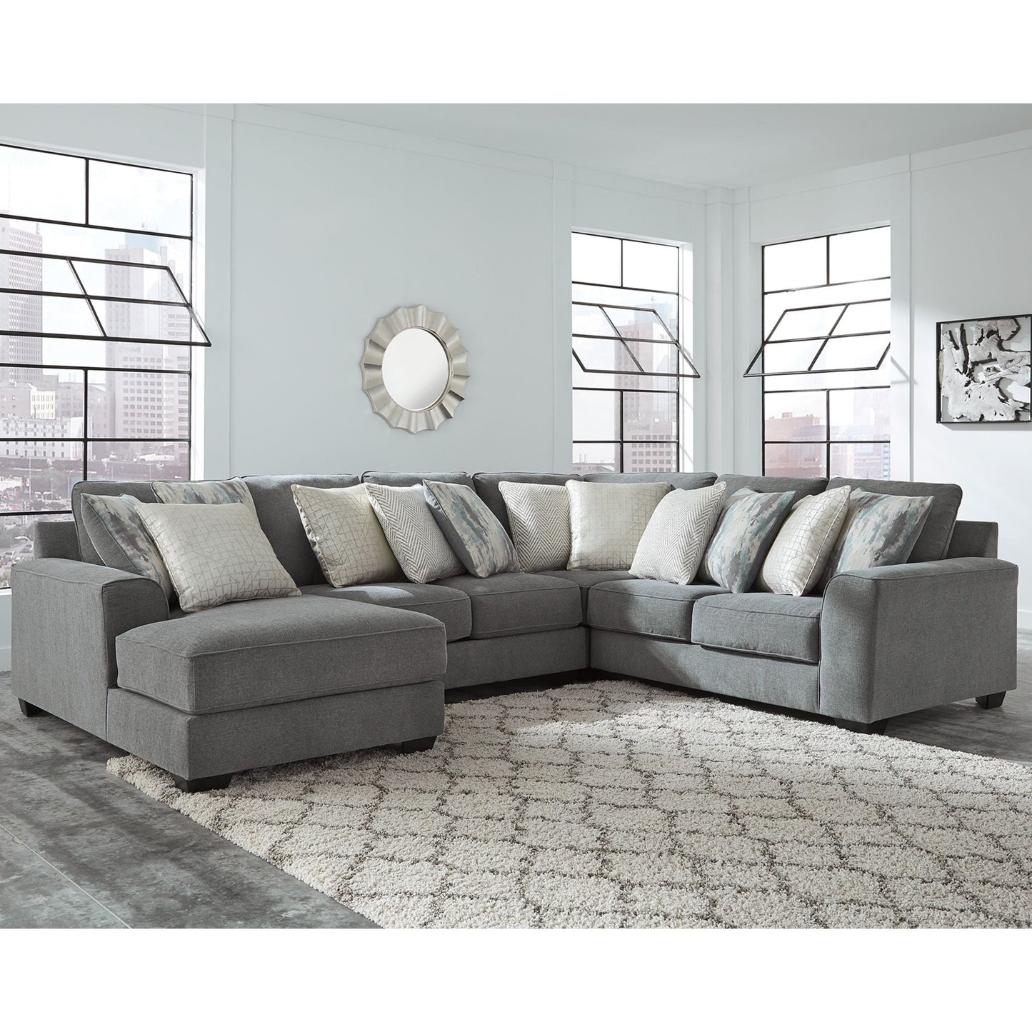 Canapé d'angle 4 pièces exclusif Castano