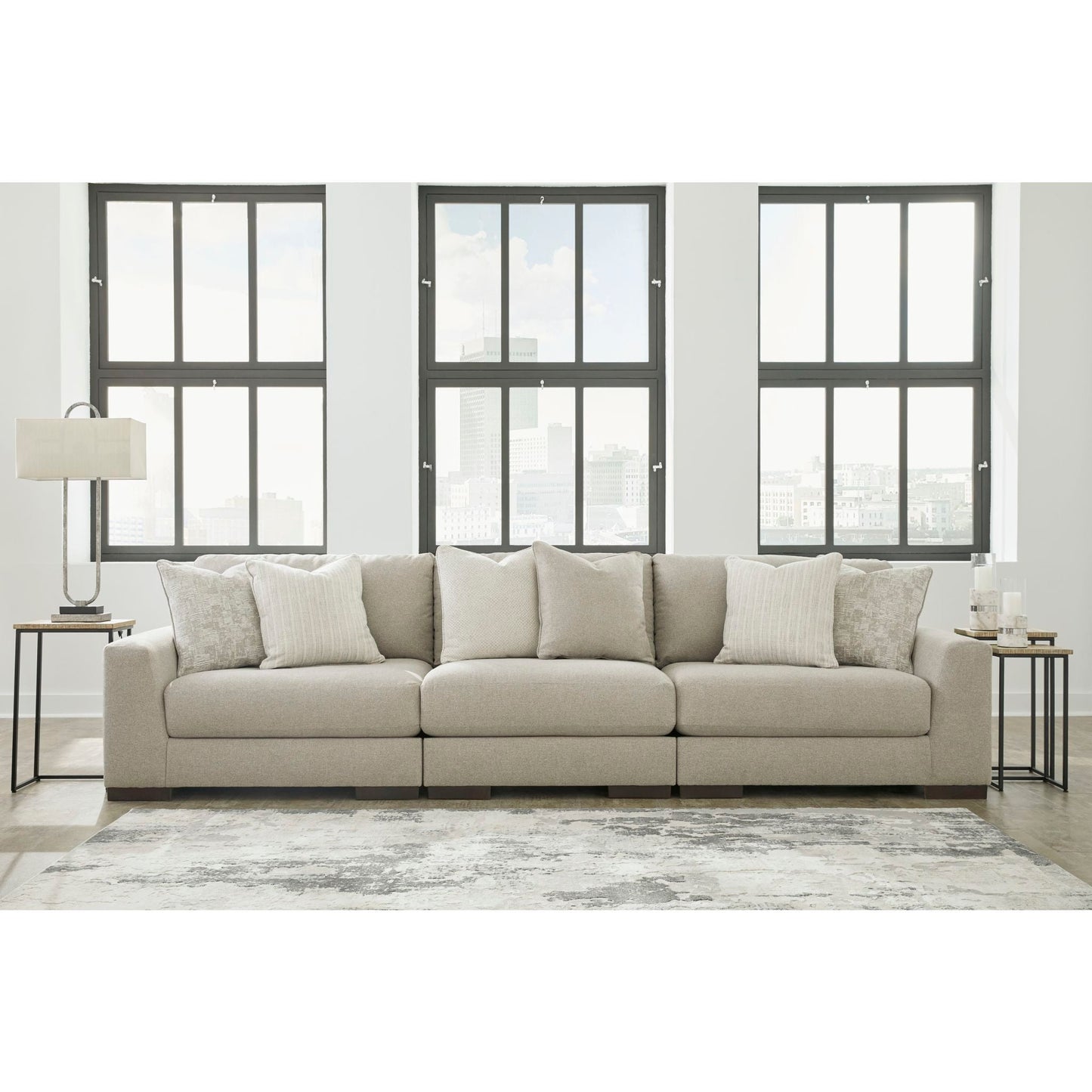 Lyndeboro - Canapé d'angle modulaire 3 pièces exclusif