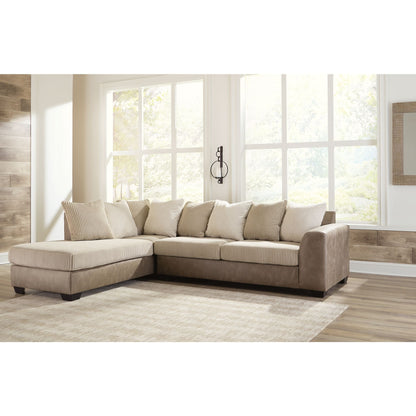 Canapé d'angle Keskin 2 pièces avec méridienne