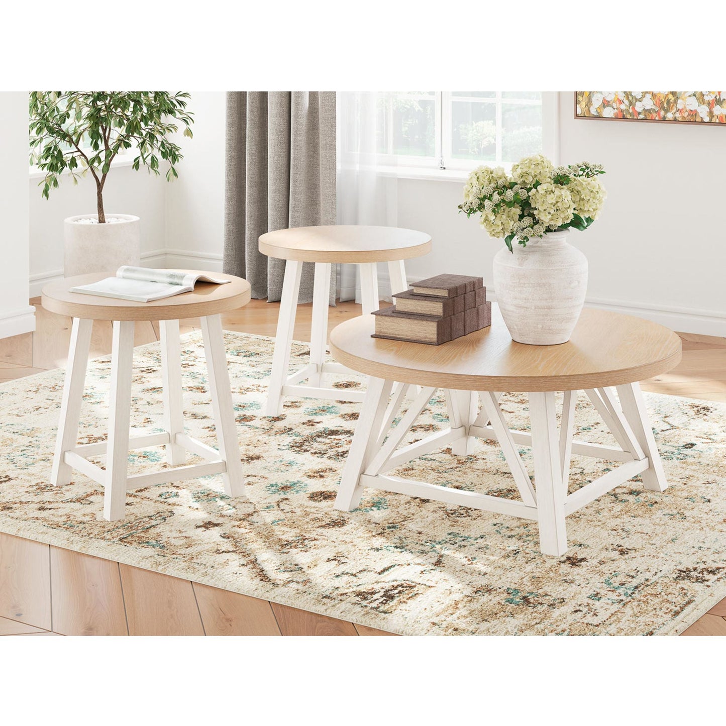 Lot de 3 tables Fawndell