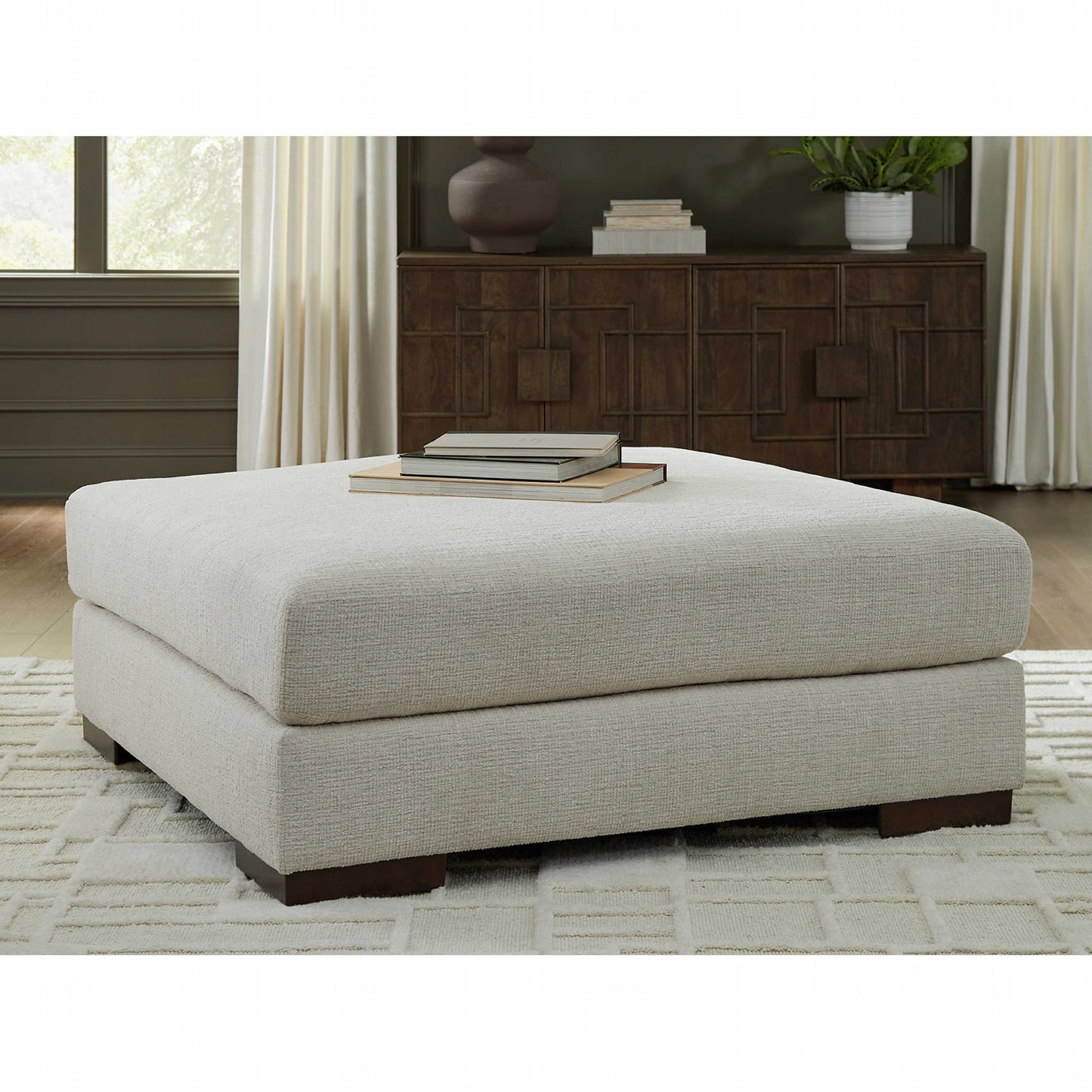 Pouf d'appoint surdimensionné Barrelton