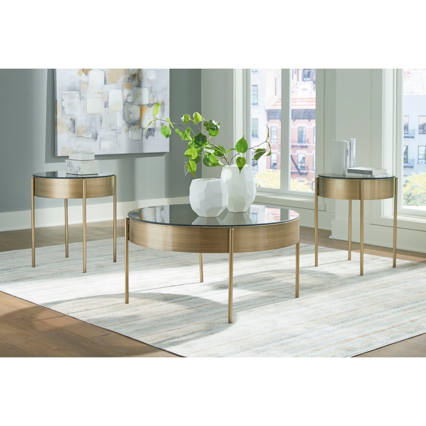 Ensemble de tables d'appoint Jettaya (ensemble de 3)