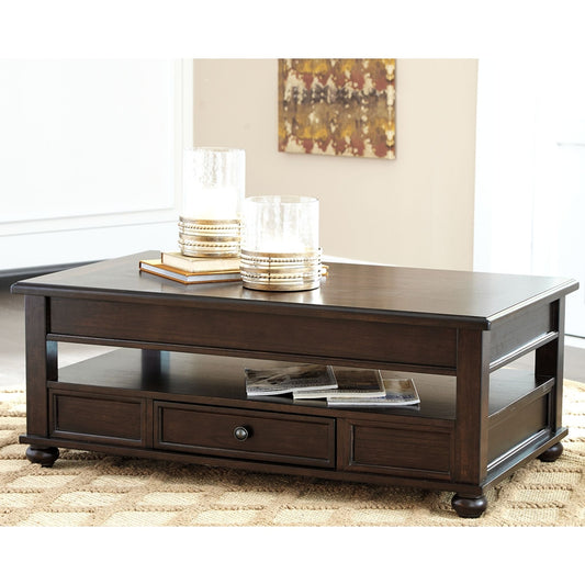 Table basse Barilanni avec plateau relevable