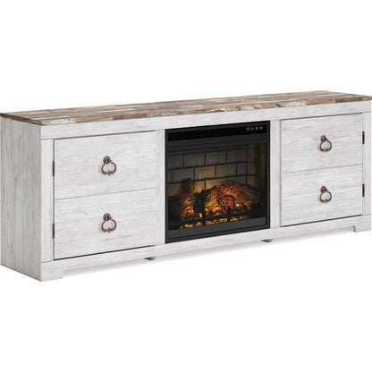 Meuble TV Willowton avec cheminée