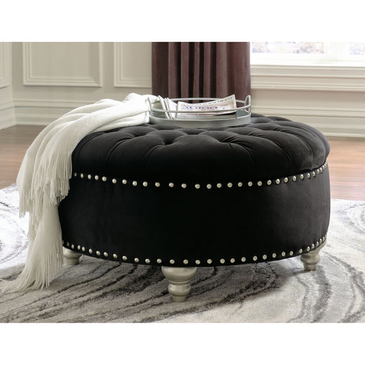 Pouf d'appoint surdimensionné Harriotte