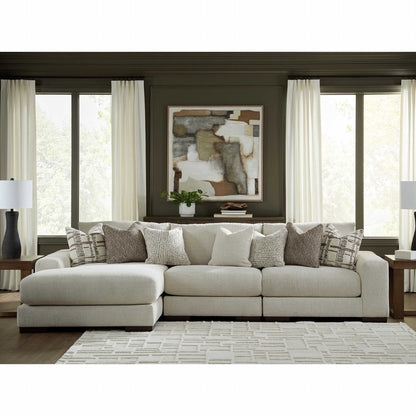 Canapé d'angle 2 pièces exclusif Barrelton avec méridienne