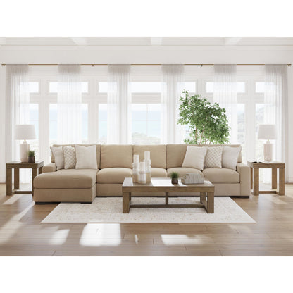 Canapé d'angle 3 pièces exclusif Larce avec méridienne