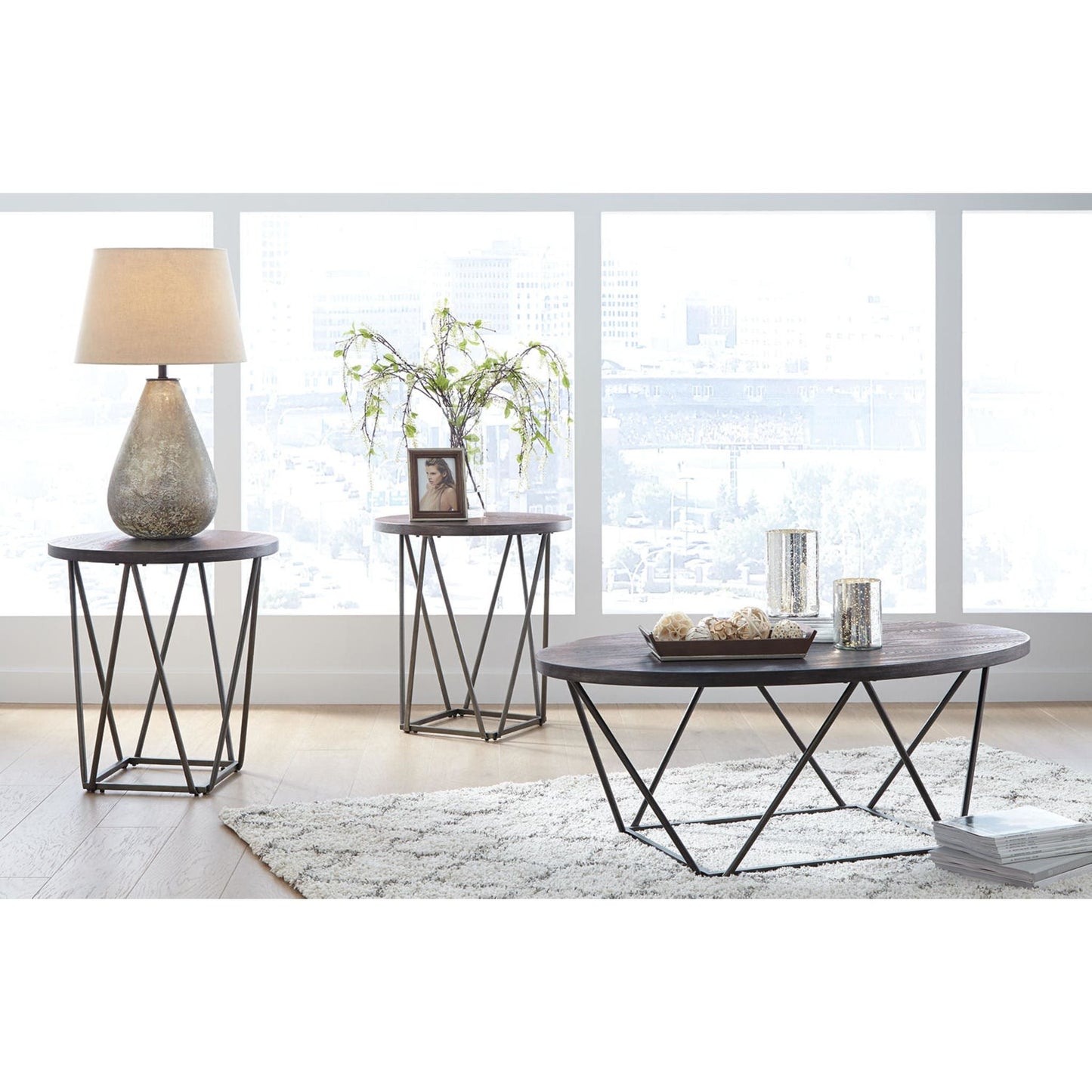Ensemble de tables d'appoint Neimhurst (ensemble de 3)