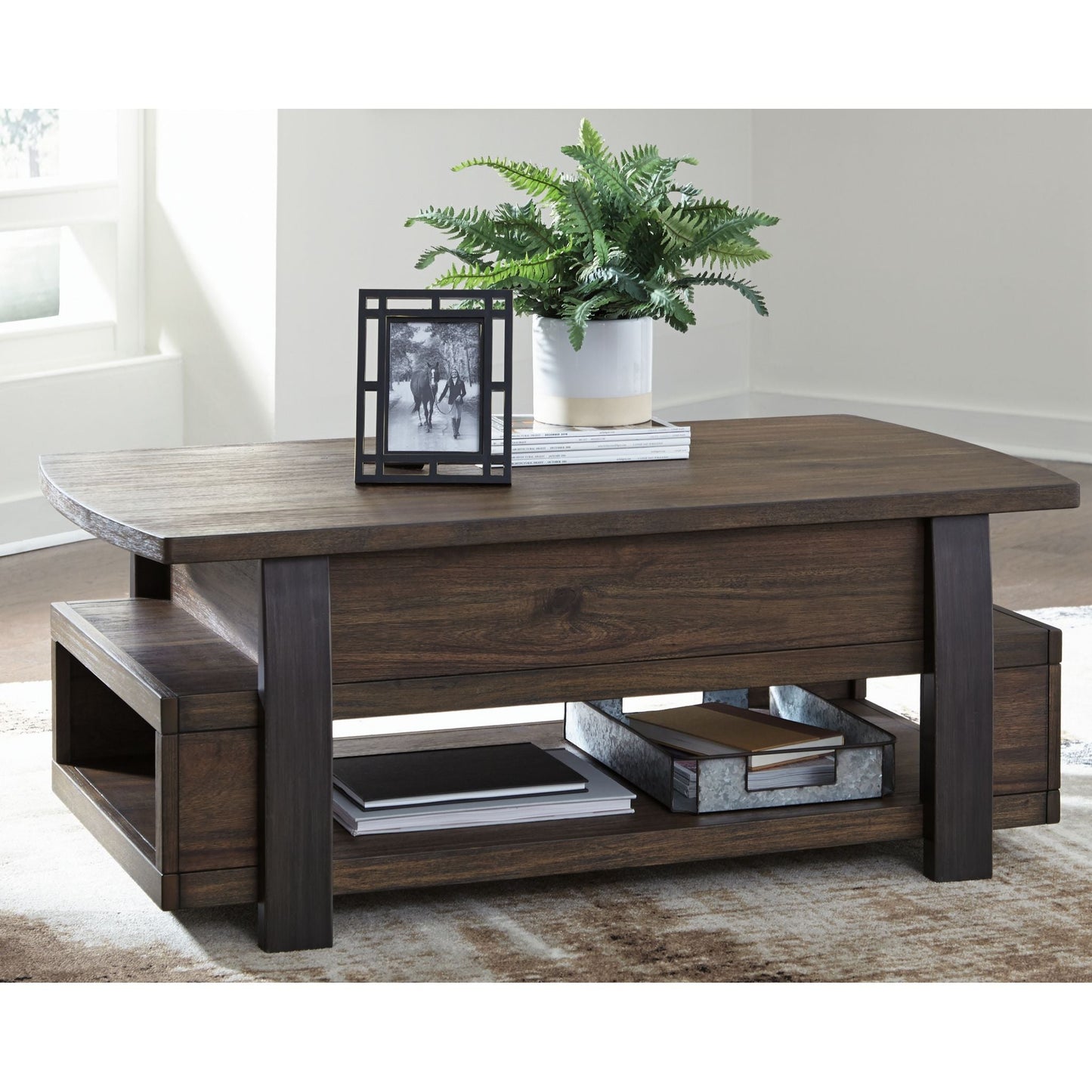 Table basse Vailbry avec plateau relevable