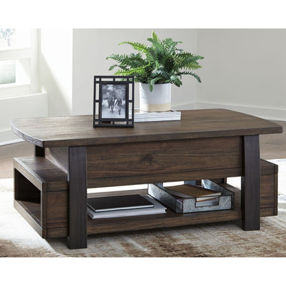 Table basse Vailbry avec plateau relevable