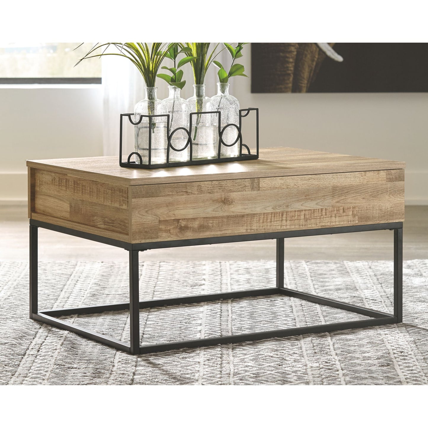 Table basse Gerdanet avec plateau relevable
