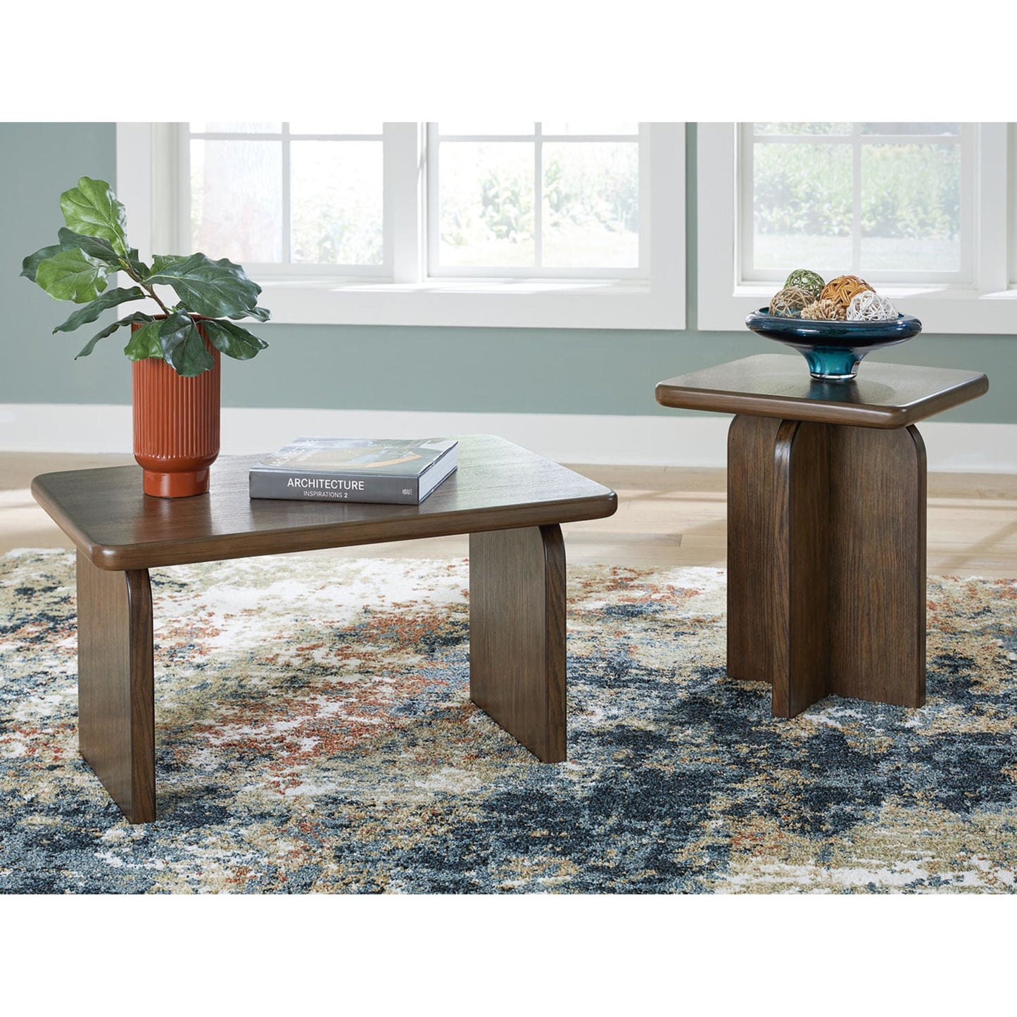 Lot de 2 tables Shawbeck