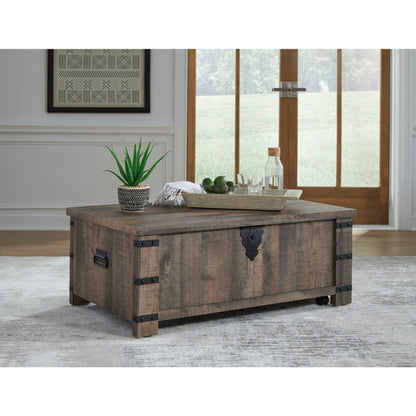 Table basse Hollum avec plateau relevable