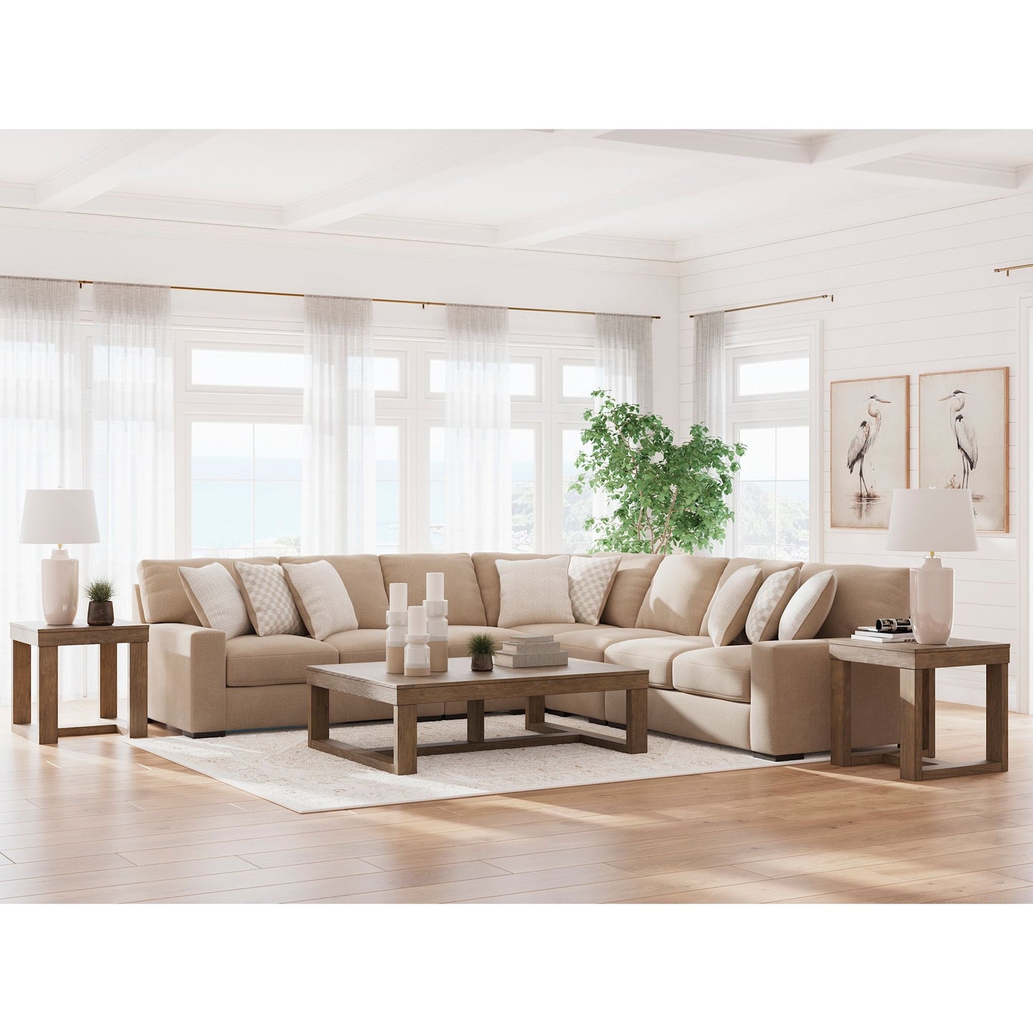 Canapé d'angle 5 pièces exclusif à Larce