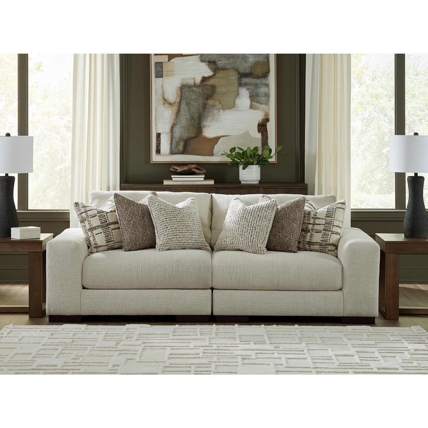 Sectionnel 2 pièces exclusif Barrelton