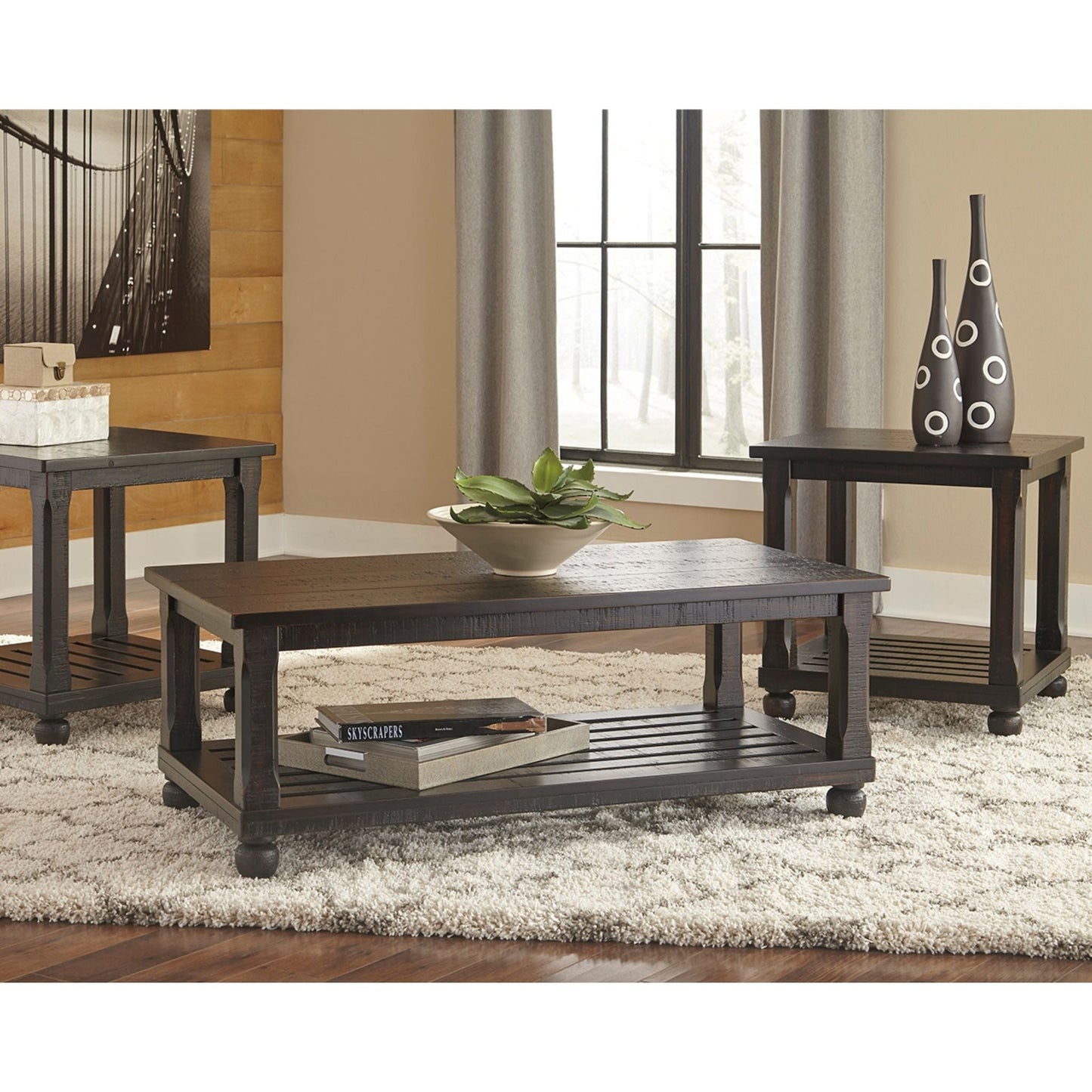 Ensemble de tables d'appoint Mallacar (ensemble de 3)