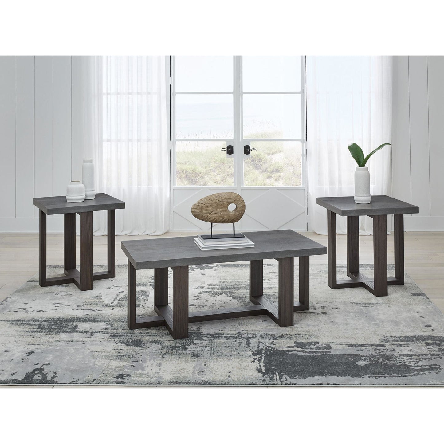 Ensemble de tables d'appoint Dynnford (ensemble de 3)