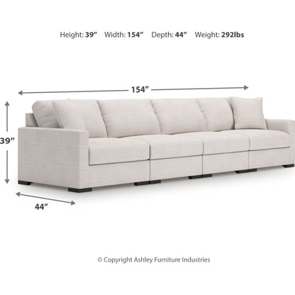 Canapé d'angle modulaire 4 pièces exclusif à Omaha