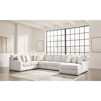 Canapé d'angle 5 pièces exclusif Larce avec méridienne