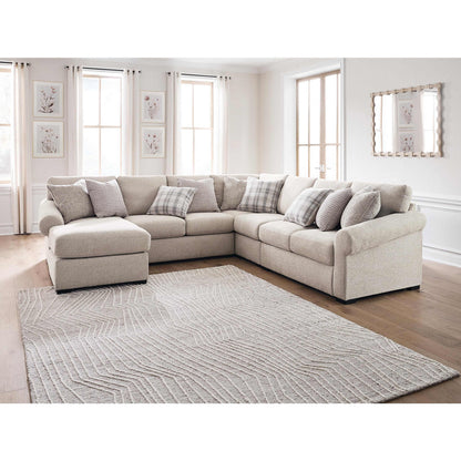 Canapé d'angle 5 pièces exclusif Bridgemont avec méridienne