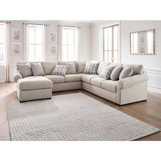 Canapé d'angle 5 pièces exclusif Bridgemont avec méridienne