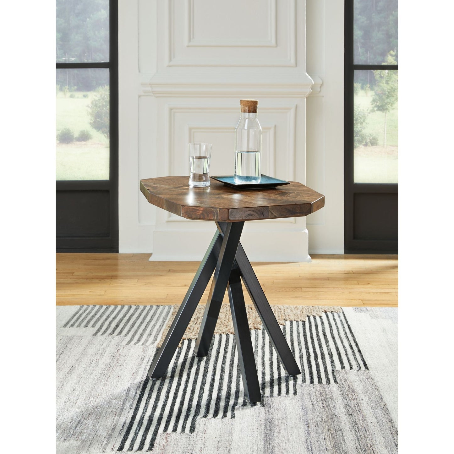 Table d'appoint ronde Haileeton