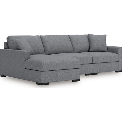 Canapé d'angle modulaire 3 pièces avec méridienne, exclusivité Omaha