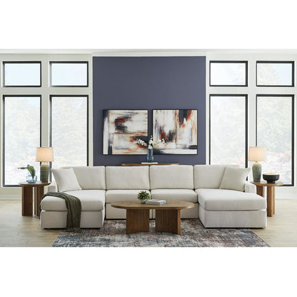 Canapé d'angle modulaire Modmax 4 pièces avec double méridienne