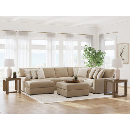 Canapé d'angle 4 pièces exclusif Larce avec méridienne