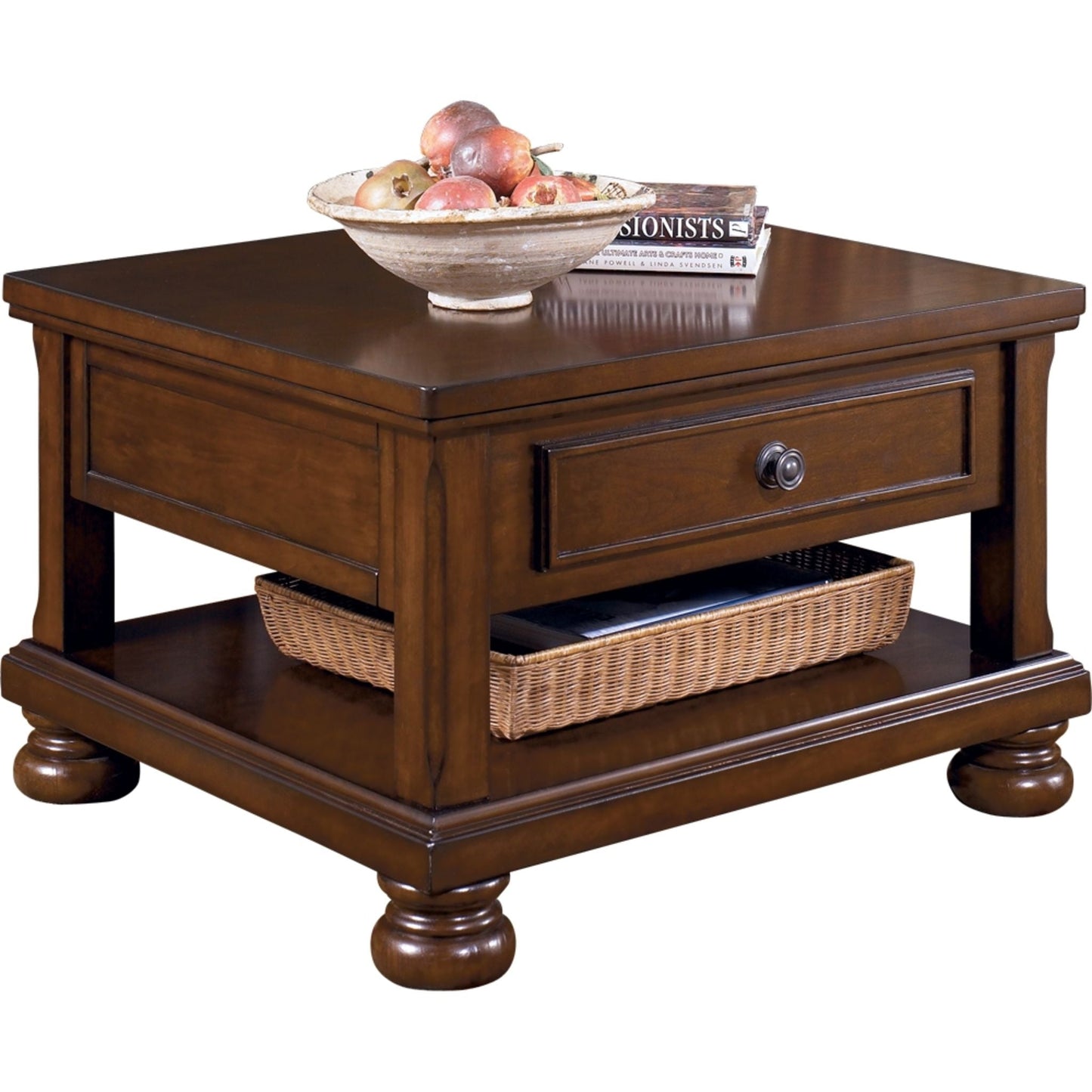 Table basse Porter avec plateau relevable