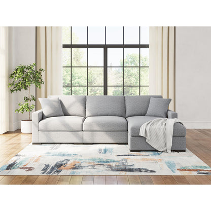 Canapé d'angle modulaire 3 pièces avec méridienne, exclusivité Omaha