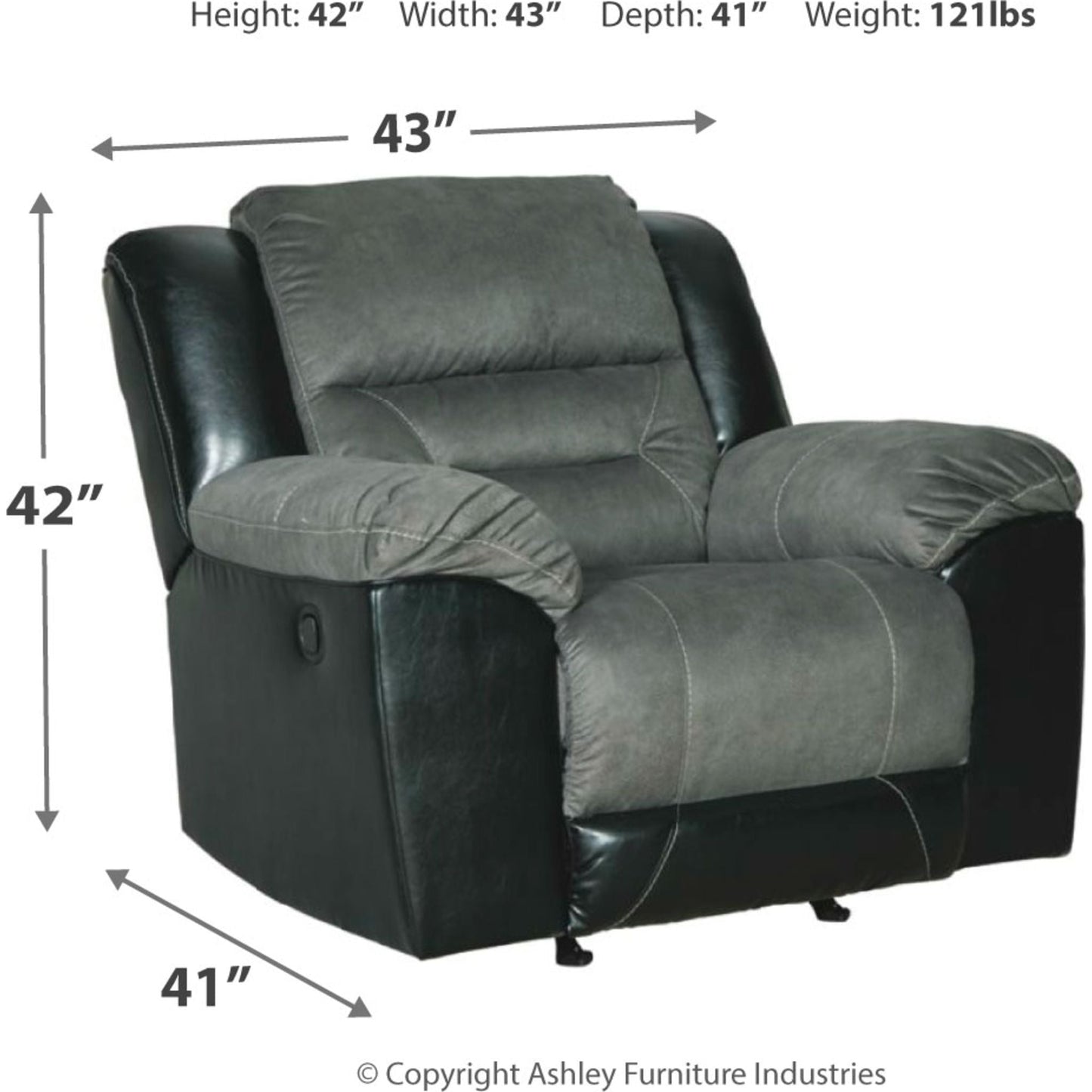 Fauteuil inclinable à bascule Earhart