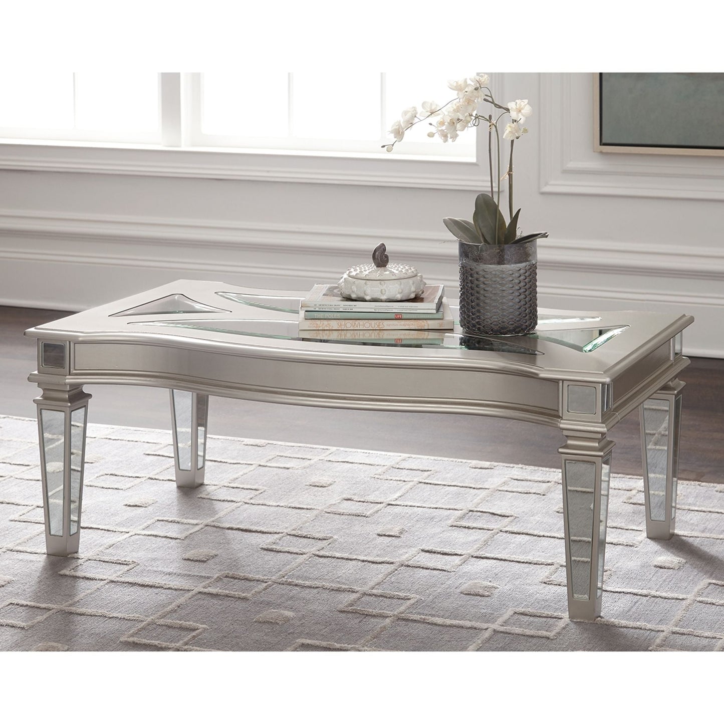 Table basse rectangulaire Tessani