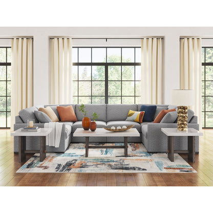 Canapé d'angle modulaire 6 pièces exclusif à Omaha