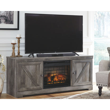 Meuble TV Wynnlow avec cheminée