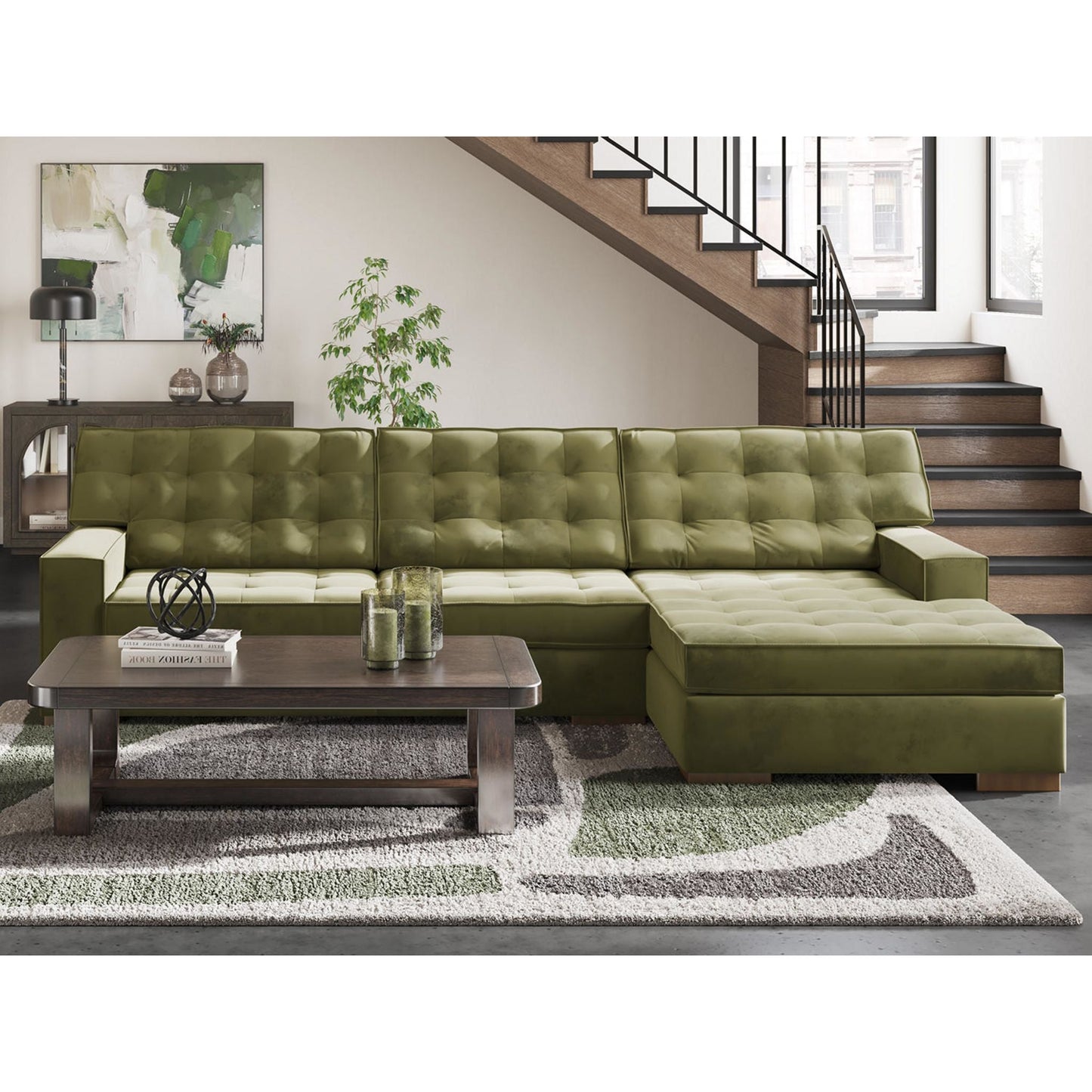 Canapé d'angle Chalcombe 2 pièces avec méridienne