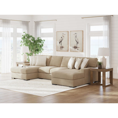 Canapé d'angle 3 pièces exclusif Larce avec double méridienne