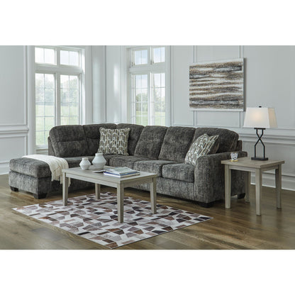 Canapé d'angle Lonoke 2 pièces avec méridienne