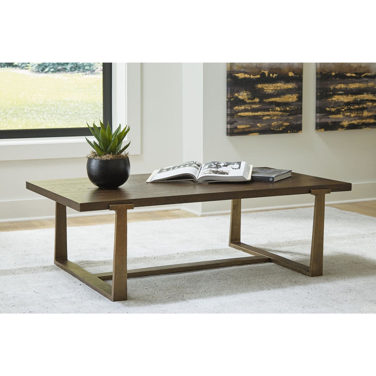 Table basse rectangulaire Balintmore