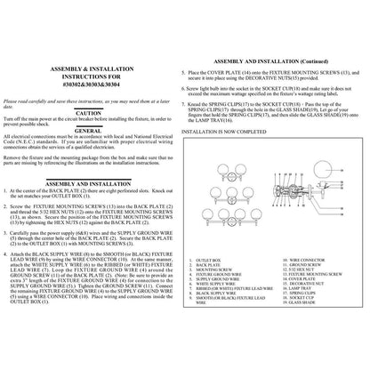 Applique murale de salle de bain à 3 lumières 929 Lighting, disponible en plusieurs finitions avec abat-jour en verre opale