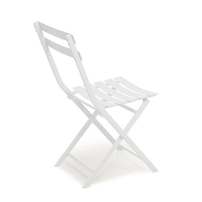Ensemble bistro minimaliste 3 pièces pour patio : table ronde pliable et chaises